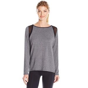 Calvin Klein performance long sleeve tee mesh top